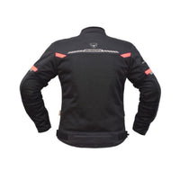 Comet Motorcycle Riding Jacket - Black + Red - OutdoorTravelGear.com