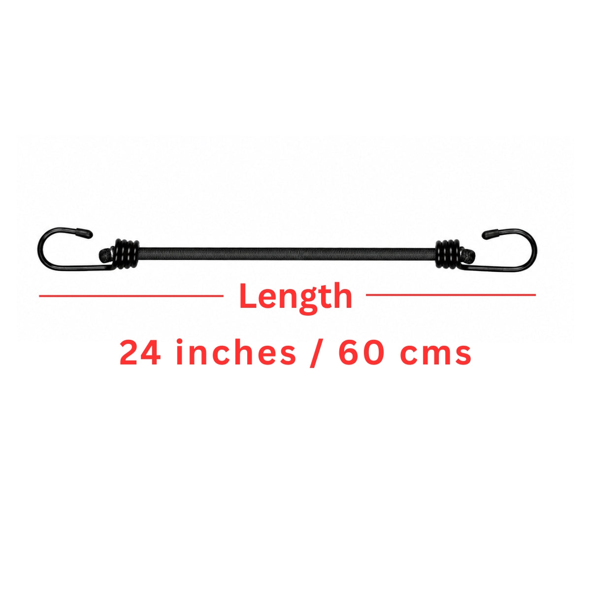 Root Bungee Cord Tie-down - 2 feet | 24" | 60cms - 8mm