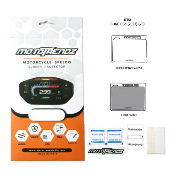 Speedo Screen Protector for KTM Duke 250 / 390 BS6 - 2023 Model - Generation 3 - OutdoorTravelGear.com