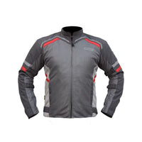 Raptor V.2 Motorcycle Riding Jacket - Black+Red - OutdoorTravelGear.com