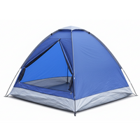 2-Person Camping Tent | Water Resistant |UV Protection & Wind ready | ET1102 - Navy Blue - OutdoorTravelGear.com