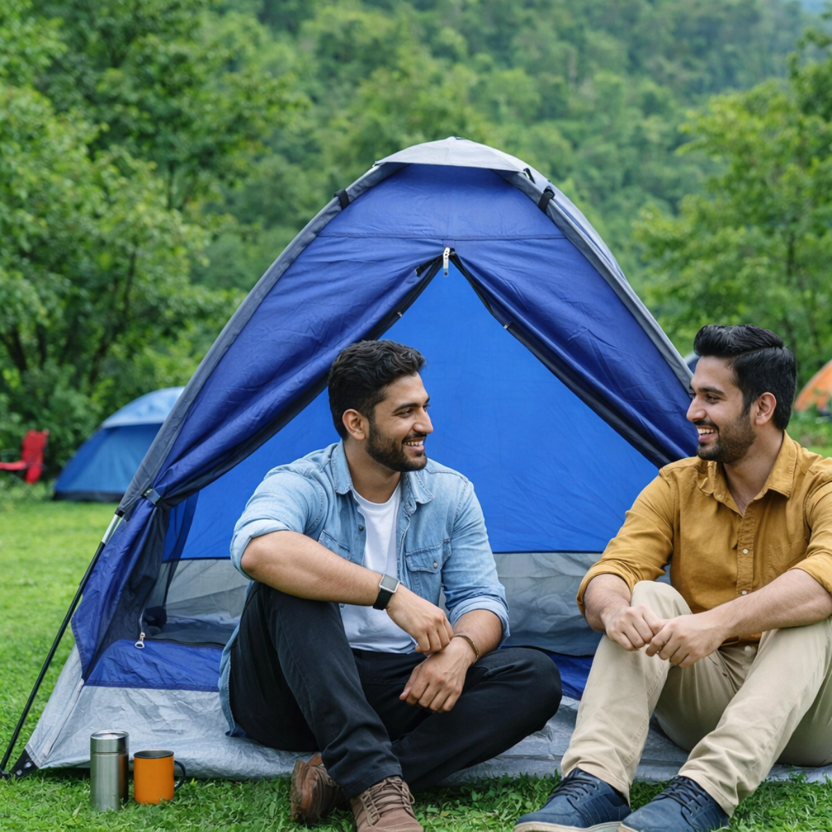 2-Person Camping Tent | Water Resistant |UV Protection & Wind ready | ET1102