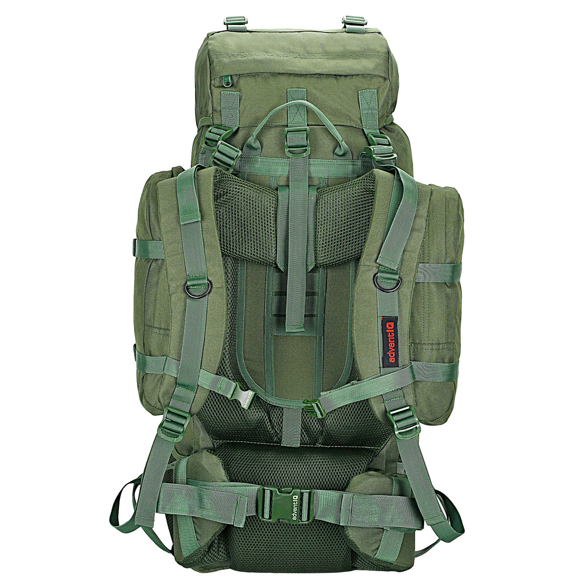 Colonel Rucksack + Detachable Daypack With Rain Cover - 85Litres - Olive Green - OutdoorTravelGear.com