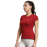 Women's Ultralight Athletic Half Sleeves T-Shirt - Rust - OutdoorTravelGear.com