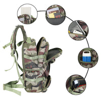 Para Military Tactical Combat Backpack - 40 Litres - Camo Print - OutdoorTravelGear.com