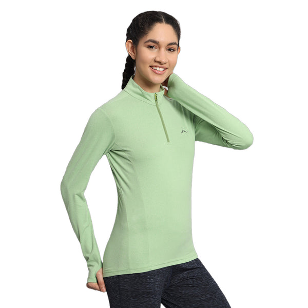 Women's Nomadic Full Sleeves T-Shirt / Baselayer - Green Tea - OutdoorTravelGear.com
