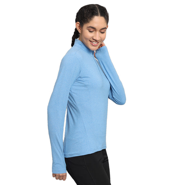 Women's Nomadic Full Sleeves T-Shirt / Baselayer - Lichen Blue - OutdoorTravelGear.com