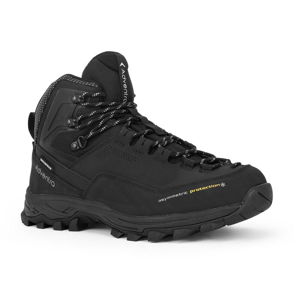 Men Waterproof Mid-Top Hiking Shoes with 3M Insulation | WH1106 - Black - OutdoorTravelGear.com