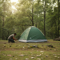 2-Person Camping Tent | Water Resistant |UV Protection & Wind ready | ET1102 - Green - OutdoorTravelGear.com