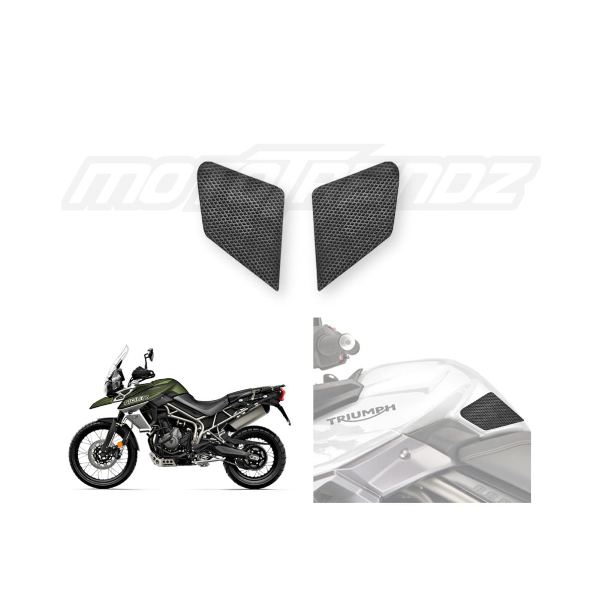 Traction Pads for Triumph Tiger 800