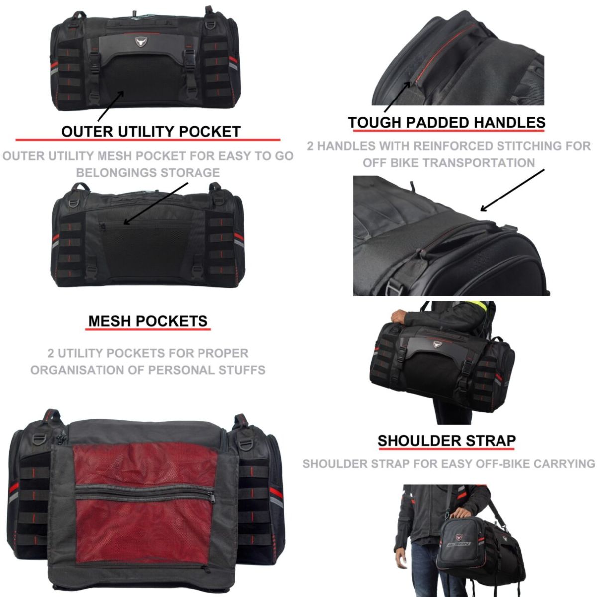 Camper Tail Bag | 50Litres Capacity - OutdoorTravelGear.com
