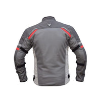 Raptor V.2 Motorcycle Riding Jacket - Black+Red - OutdoorTravelGear.com