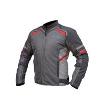 Raptor V.2 Motorcycle Riding Jacket - Black+Red - OutdoorTravelGear.com