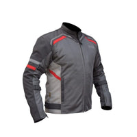 Raptor V.2 Motorcycle Riding Jacket - Black+Red - OutdoorTravelGear.com