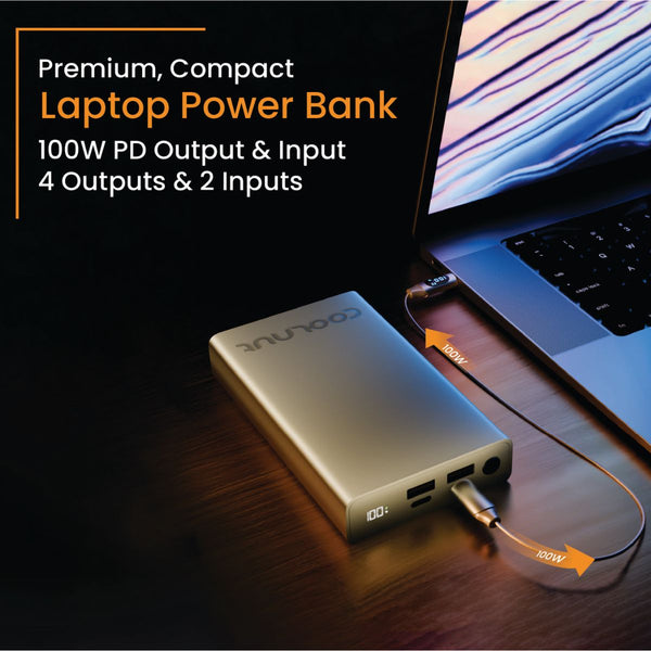 Laptop Power Bank - 100W - 74Wh - 20000mAh 4