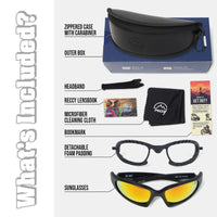 SummitShield Sunglasses - Unisex - Red Revo - OutdoorTravelGear.com