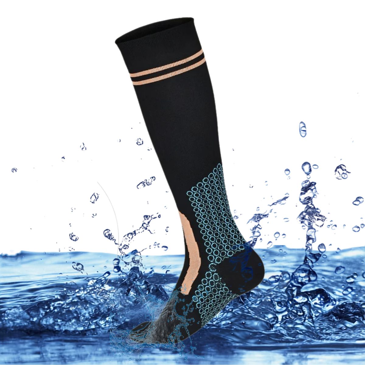 Waterproof Breathable Knee High Socks - X216 - Unisex