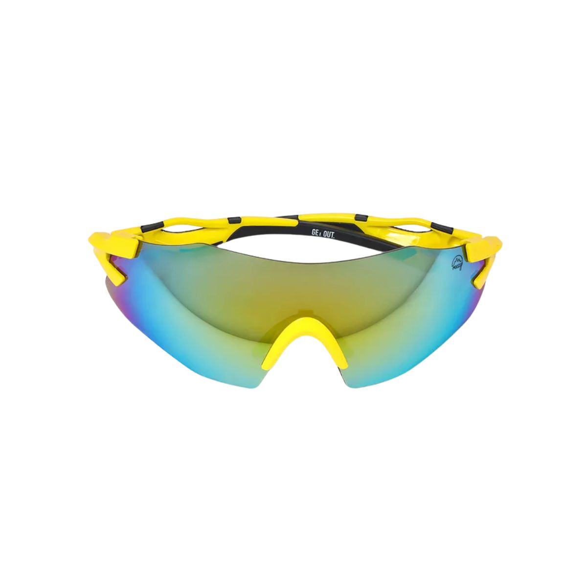 TrailGlide Sunglasses - Unisex - Yellow Revo + Yellow Frame - OutdoorTravelGear.com
