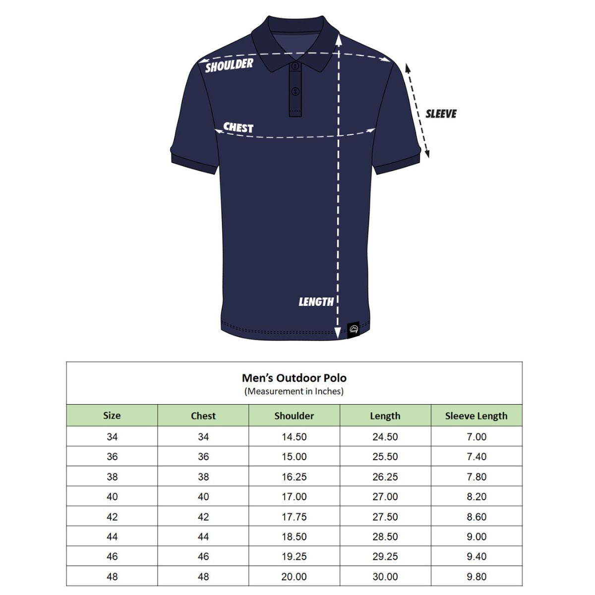 Men's Polo T-Shirt - Navy Blue