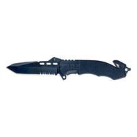 Wolf - Serrated Tanto Folding Blade Knife - OutdoorTravelGear.com