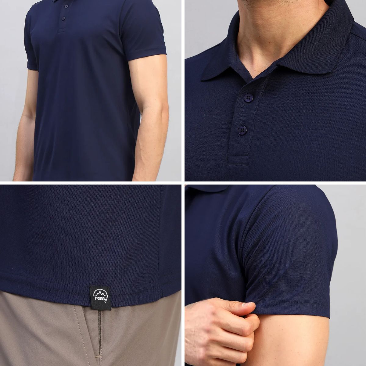 Men's Polo T-Shirt - Navy Blue