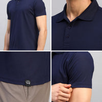 Men's Polo T-Shirt - Navy Blue
