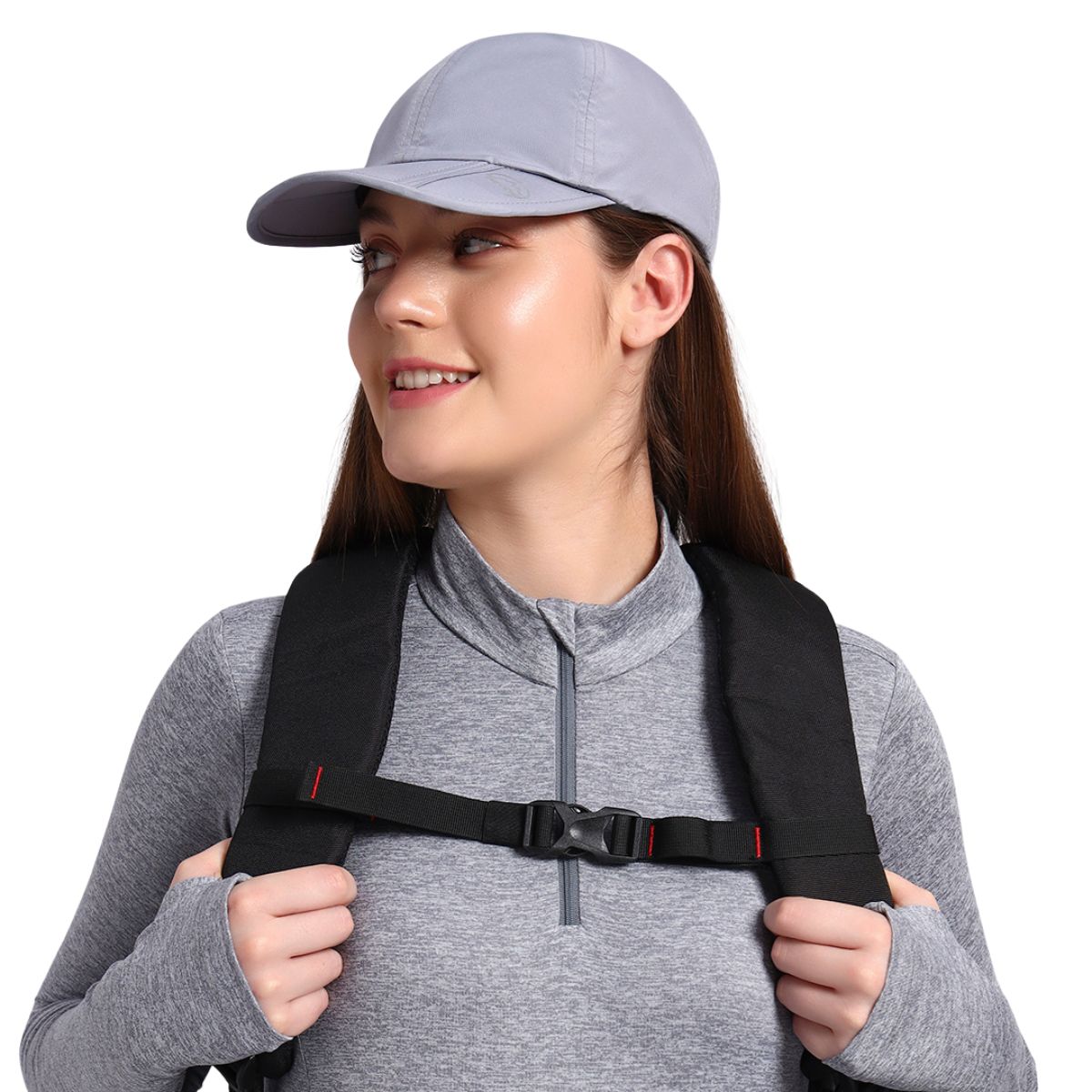 TrailTuck Cap - Unisex - Light Grey - OutdoorTravelGear.com