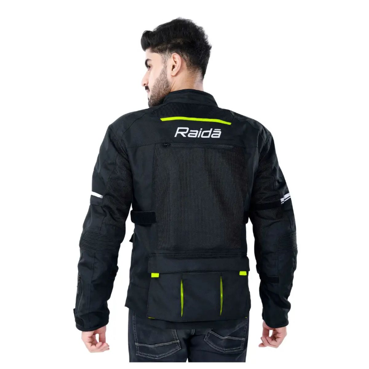 Rover Riding Jacket with Armours - Hi Viz