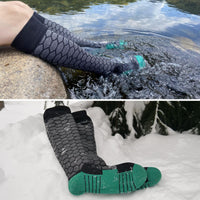Waterproof Breathable Skiing Hiking & Trekking Knee High Socks - X142 -  Unisex