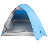 3-Person Camping Tent | UV Protection & Waterproof Flysheet | ET1100 - Aqua Blue - OutdoorTravelGear.com