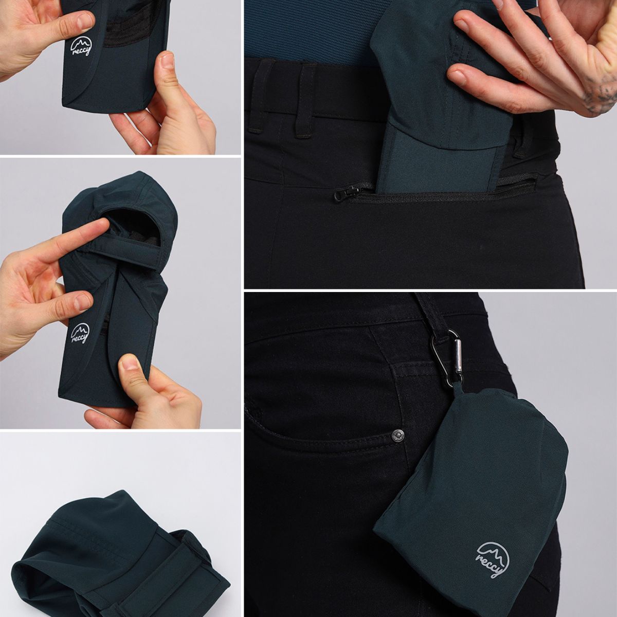 TrailTuck Cap - Unisex - Jungle Green - OutdoorTravelGear.com
