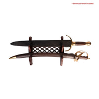 Wall Hung 2-Tier Sword Stand - AH007