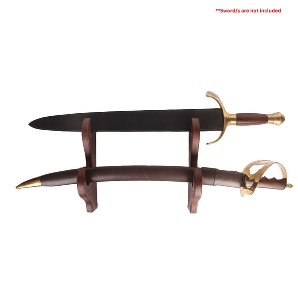 Wall Hung 2-Tier Adjustabble Sword Stand - AH004 - OutdoorTravelGear.com