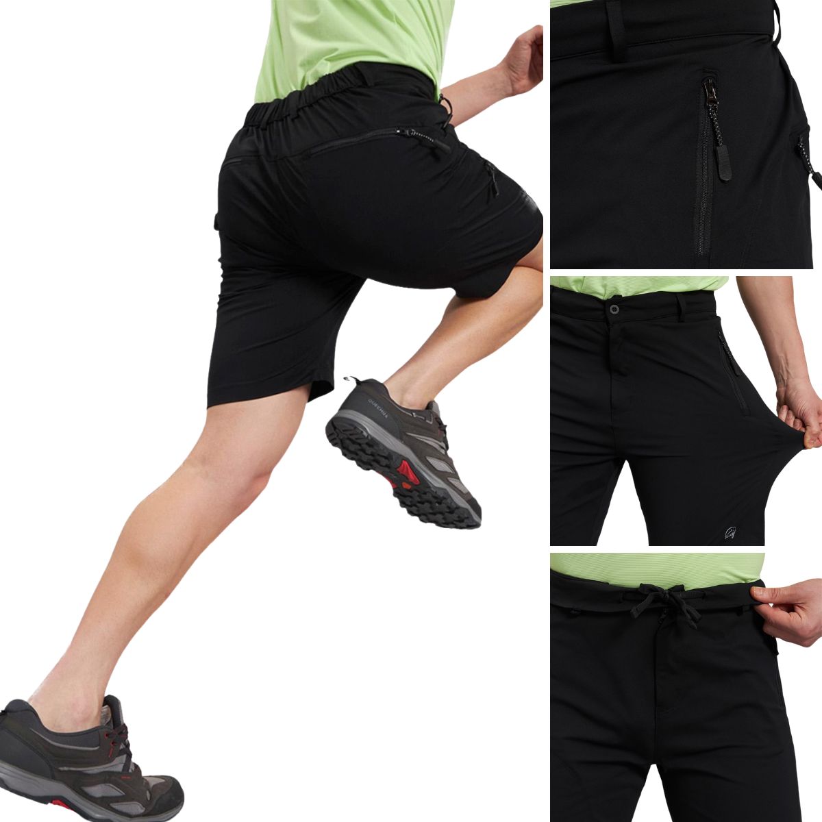 Men's TechFlex Shorts - Midnight Black