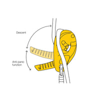 I’D® S - Self-braking Descender for 10 to 11.5mm Diameter Ropes
