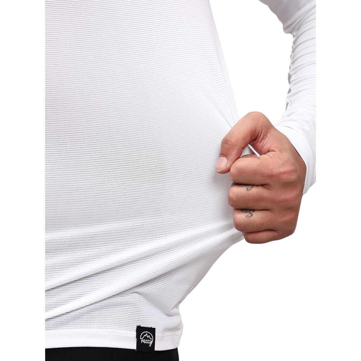 Men's Ultralight Active Long Sleeves T-Shirt - White - OutdoorTravelGear.com