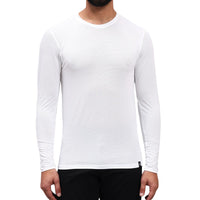 Men's Ultralight Active Long Sleeves T-Shirt - White - OutdoorTravelGear.com