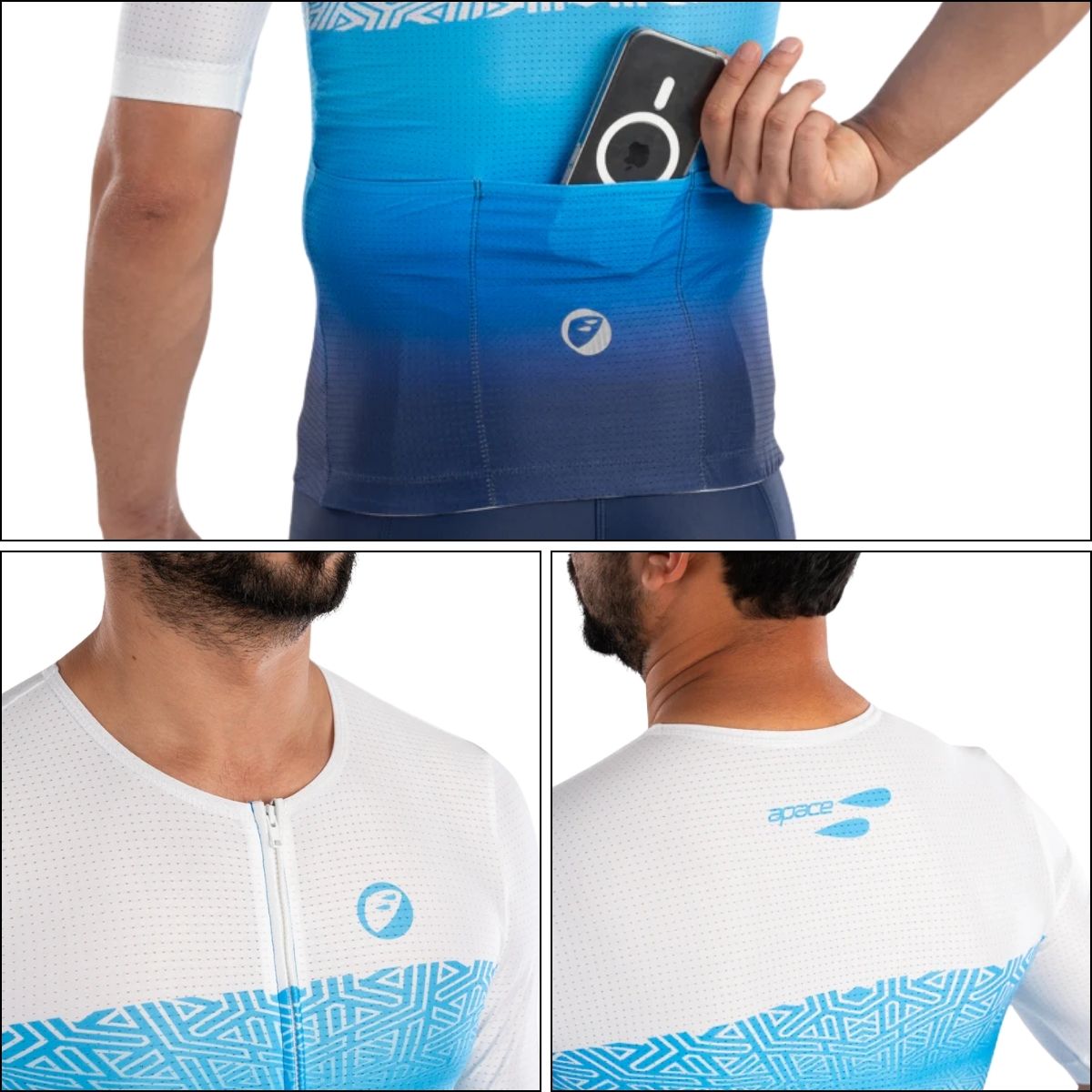 Unisex Cycling Jersey | Race Fit - TidalForce - OutdoorTravelGear.com