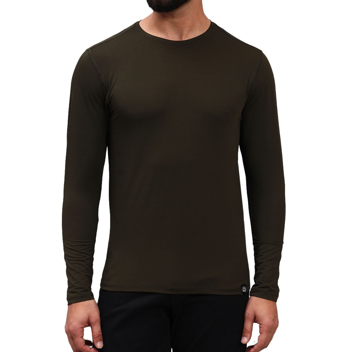 Men's Ultralight Active Long Sleeves T-Shirt - Olive - OutdoorTravelGear.com