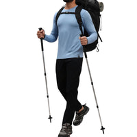 Men's Ultralight Active Long Sleeves T-Shirt - Dusk Blue - OutdoorTravelGear.com