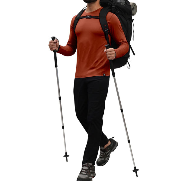 Men's Ultralight Active Long Sleeves T-Shirt - Sunset - OutdoorTravelGear.com