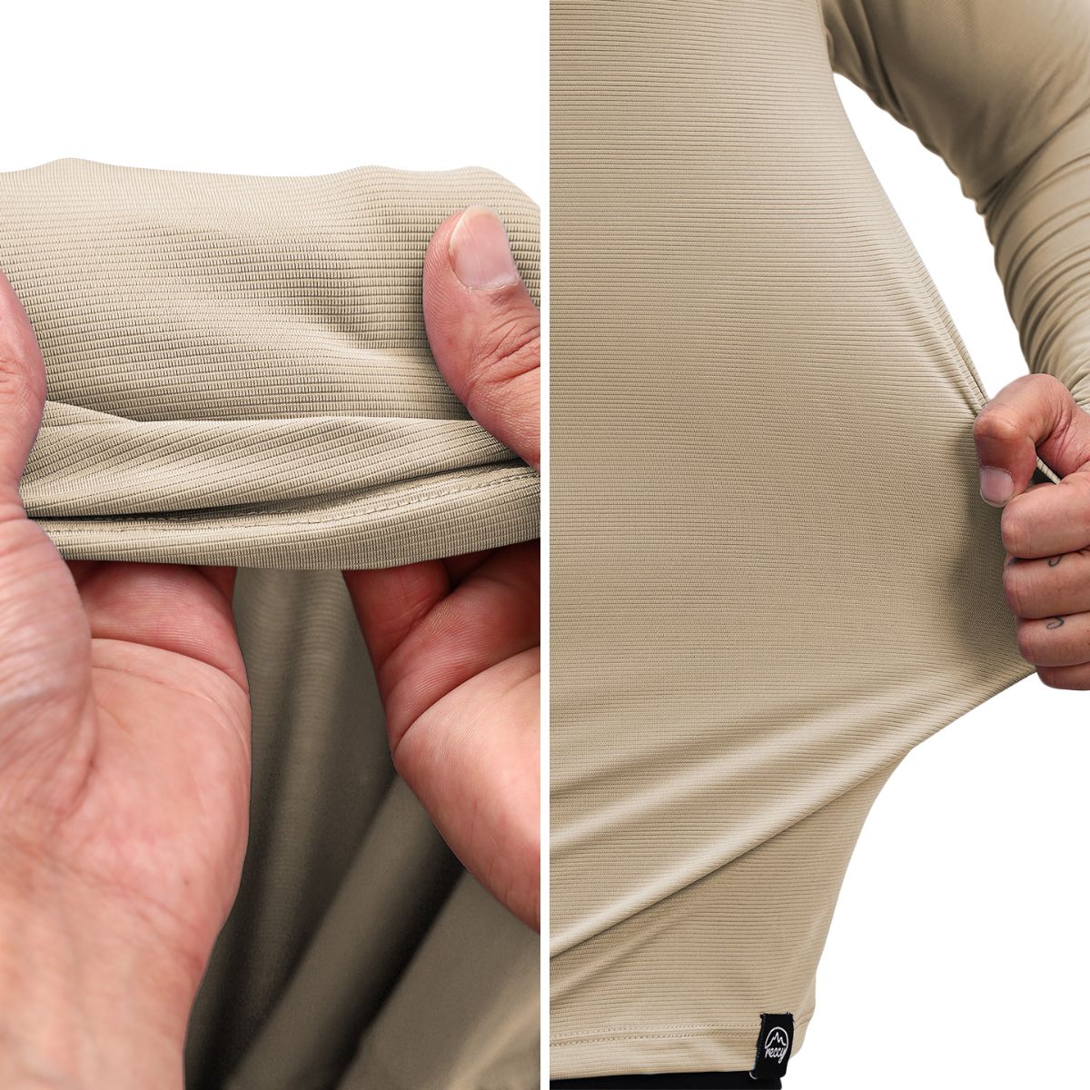 Men's Ultralight Active Long Sleeves T-Shirt - Sandshell - OutdoorTravelGear.com