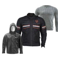 Vintago Jacket with Armours - Black - OutdoorTravelGear.com