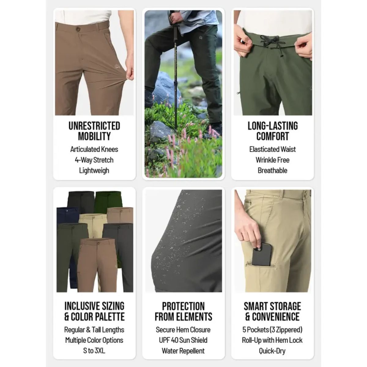 Men's Nomadic Lite Pants - Ultralight | Warm Weather Pants