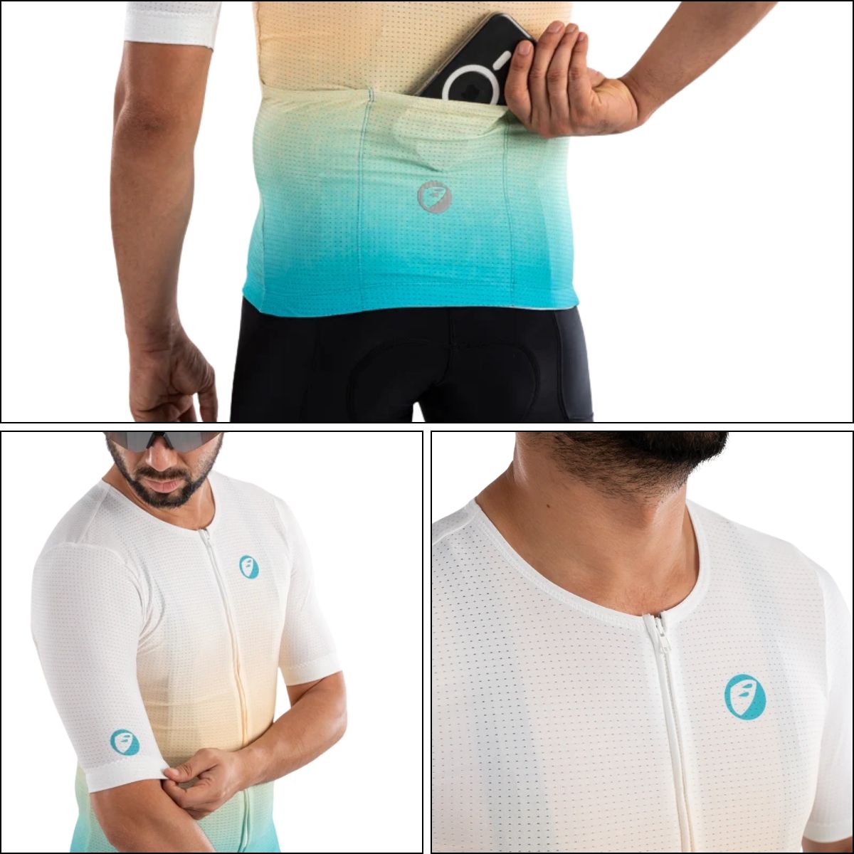 Unisex Cycling Jersey | Race Fit - Monsoon - OutdoorTravelGear.com