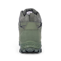 Men Waterproof Mid-Top Hiking Shoes with Cushioned Comfort | WH1107 - Green - OutdoorTravelGear.com