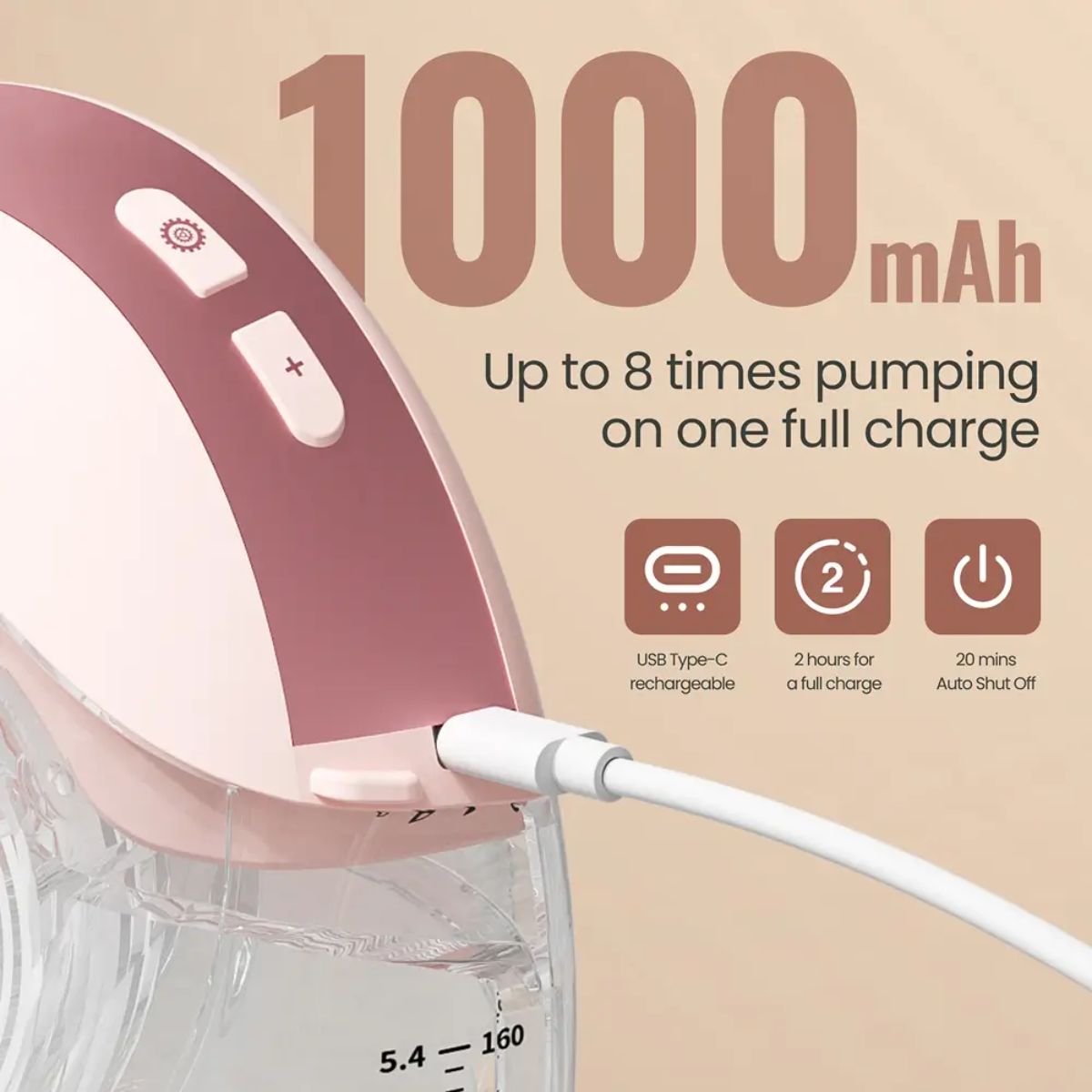 Air 1 - Ultra Slim Handsfree Wearable Electric Breast Milk Pump - OutdoorTravelGear.com