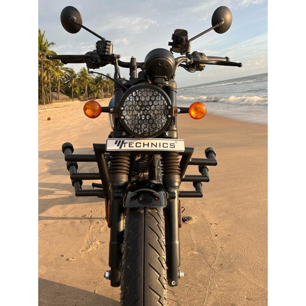 Royal Enfield Hunter 350 Headlight Grill - OutdoorTravelGear.com