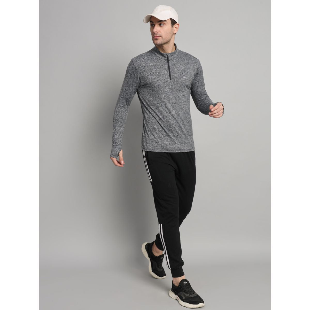 Men's Nomadic Full Sleeves T-Shirt / Baselayer - Charcoal Gray 2