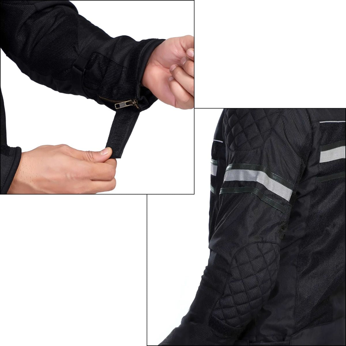 Vintago Jacket with Armours - Black - OutdoorTravelGear.com